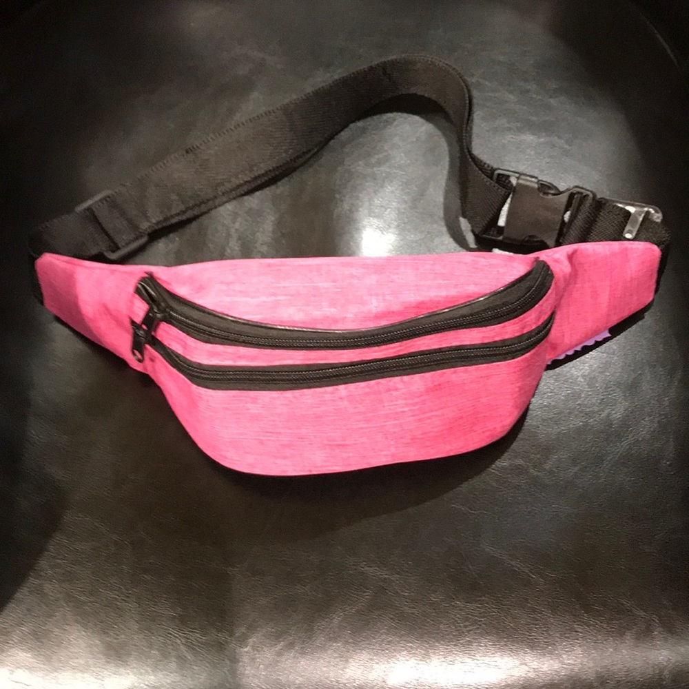Pink & Black Fanny Pack